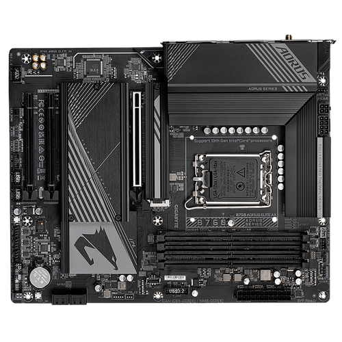 GIGABYTE B760 AORUS Elite AX, DDR5, SATA3, USB3.2Gen2, DP, WiFi 6E, LGA1700 ATX slika 3