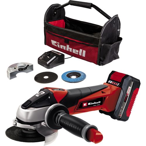 EINHELL Expert aku brusilica u setu Power X-Change TE-AG 18/115 Li Kit (1x4.0 Ah) slika 1