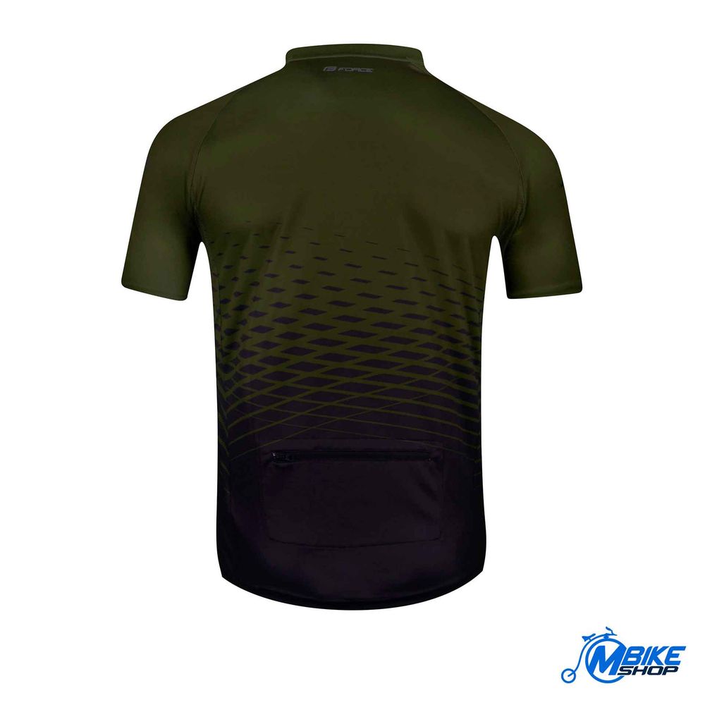Force Majica kratkih rukava za biciklizam MTB Angle Army slika 2