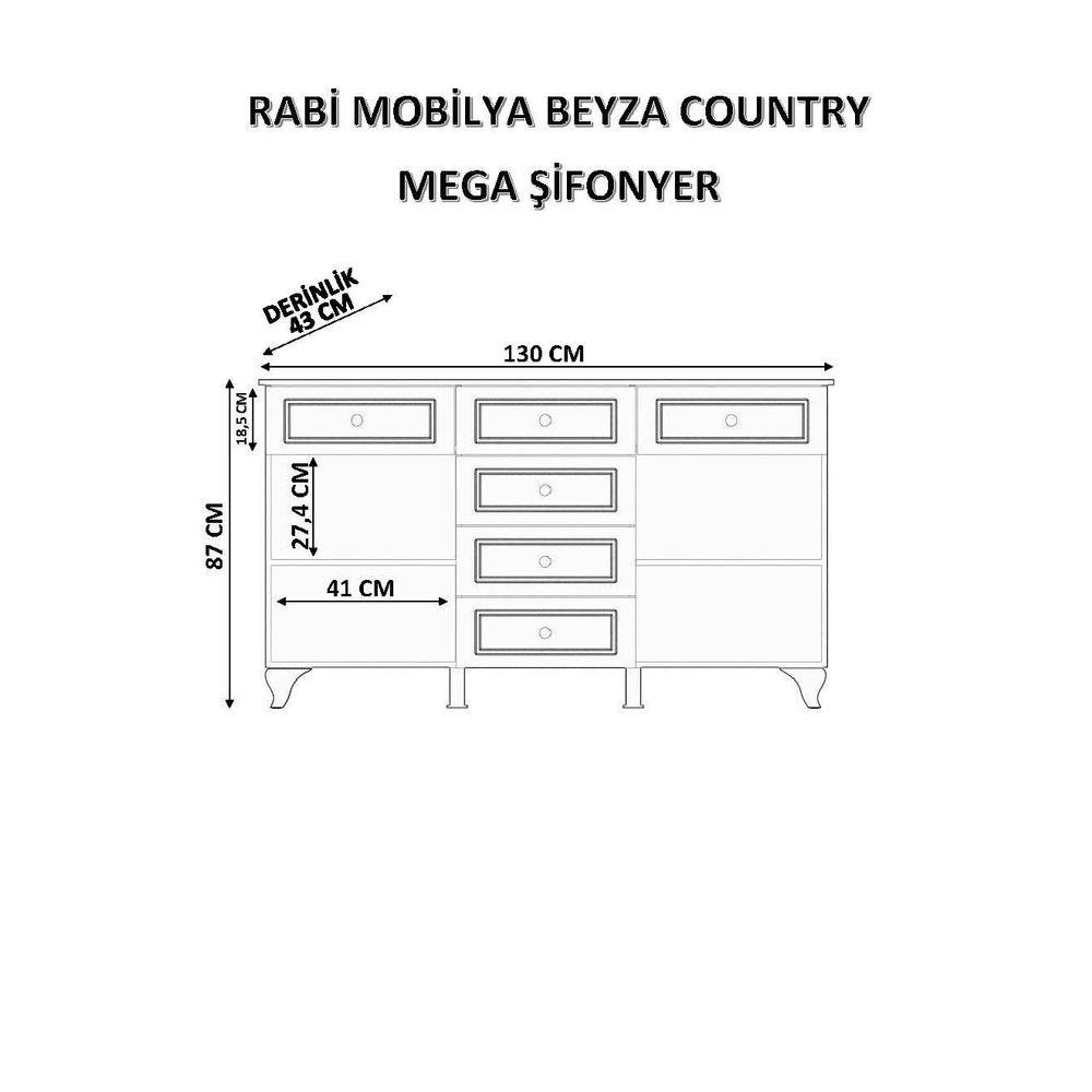 Rb-025-01 Mat Bijeli Komoda slika 7