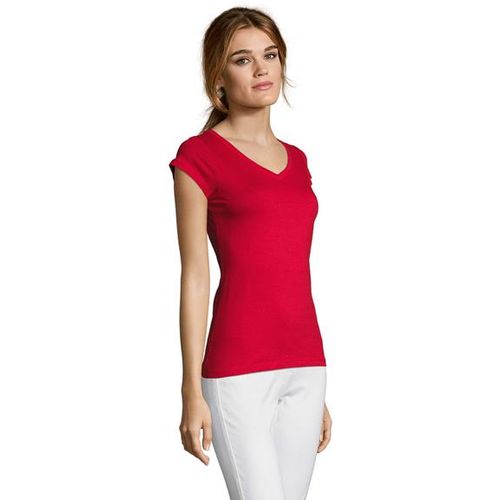 MOON ženska majica sa kratkim rukavima - Crvena, XL  slika 3
