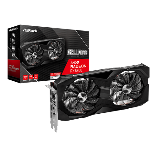 SVGA Asrock Radeon RX6600 Challenger D 8G OC slika 1