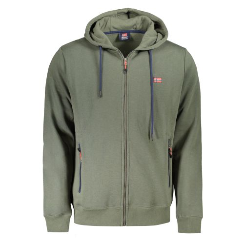 NORWAY 1963 MEN'S ZIP-UP SWEATSHIRT GREEN slika 1