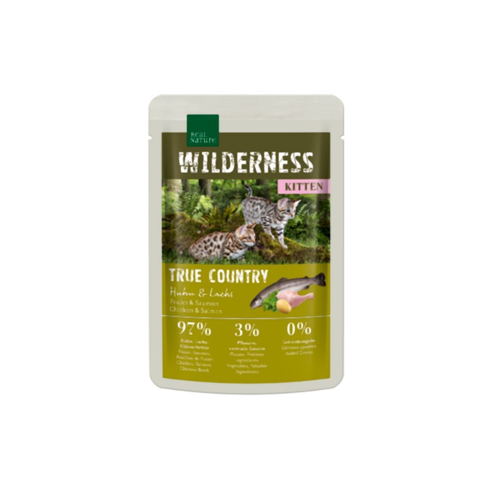 Real Nature Cat Kitten piletina i losos 85 g slika 1