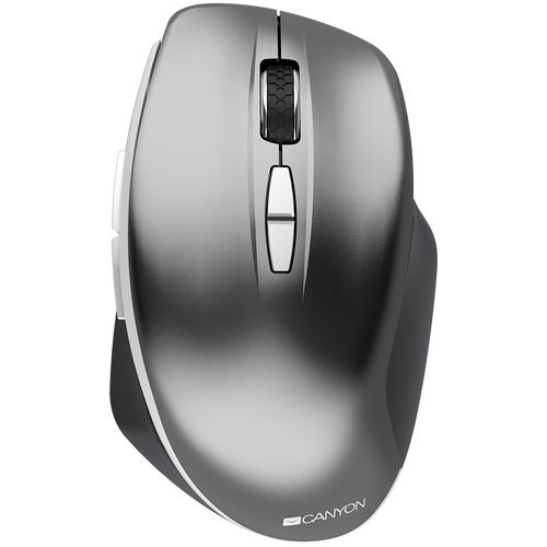 CANYON Canyon 2.4 GHz Wireless mouse,with 7 buttons, DPI 800/1200/1600, Battery:AAA*2pcs,Dark gray72*117*41mm 0.075kg slika 1