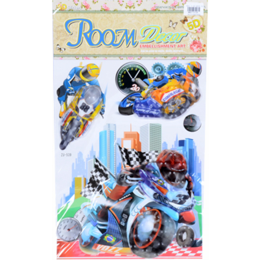 Mke713128 Naljepnice Motori 44X26cm slika 1
