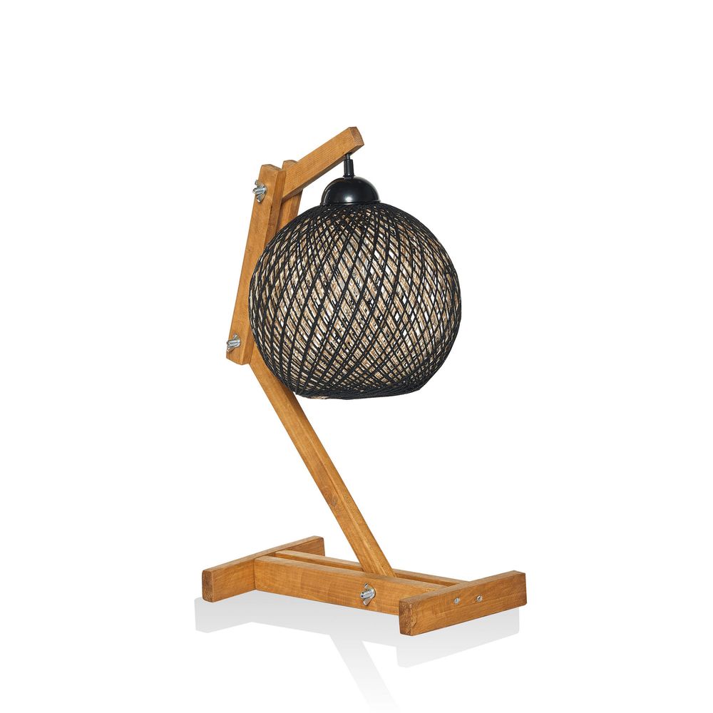 Beehive - Crna Ecru, Smeđa i Crna Stolna Lampa slika 3