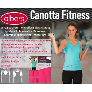 Albers Canotta Fit Majica Pink S-M