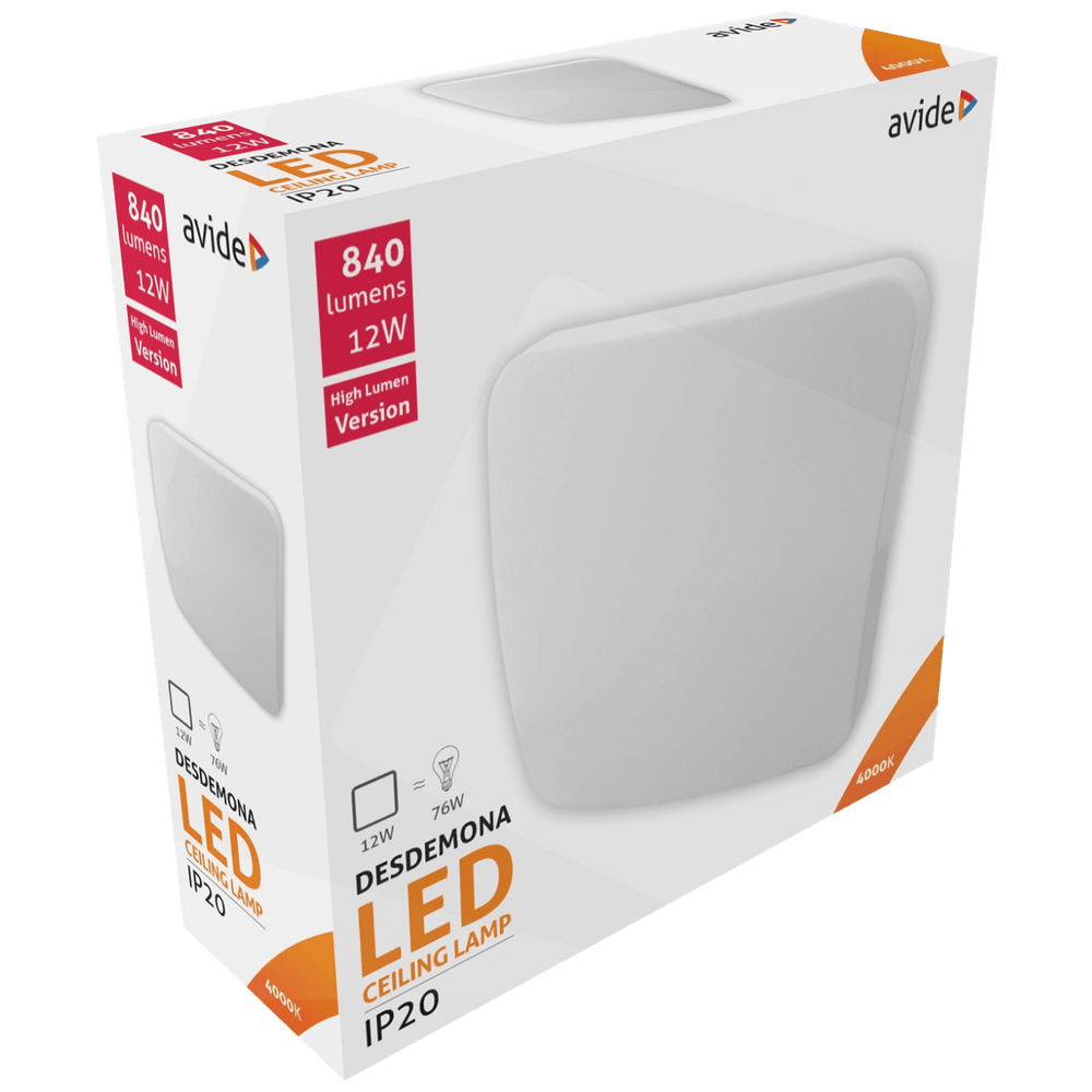 Avide Plafonjera LED, Desdemona, 12W, 840 lm, 4000K, IP20 - ACLO28NW-S-12W slika 2