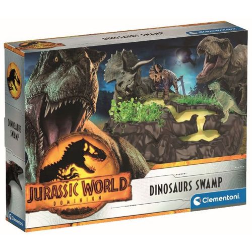 Clementoni Kreativni set Jurassic World Dinosaurus Swamp slika 1