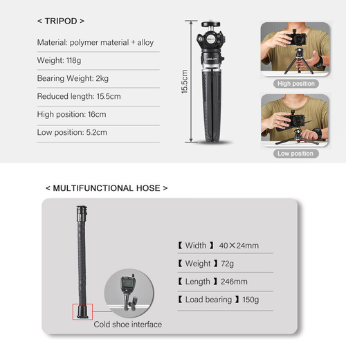 Mini tripod Kingjoy K2 slika 13