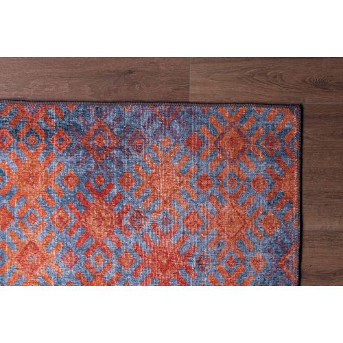 Funk Chenille - Orange AL 06  Multicolor Carpet (140 x 190) slika 3