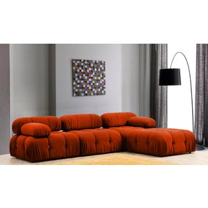 Bubble Corner (L1-O1-1R - Puf) - Crveni Kutni Sofe