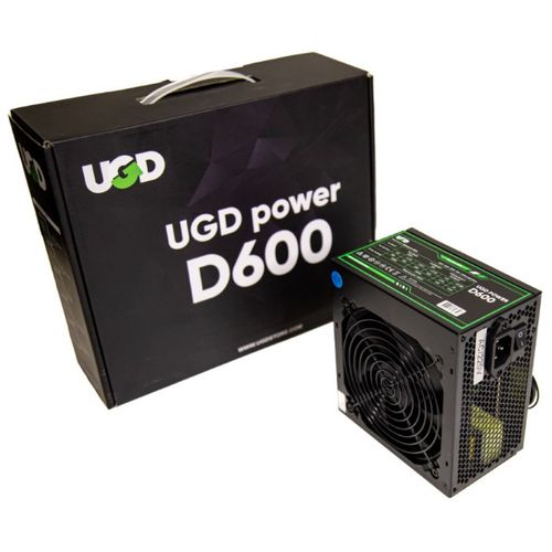 Napajanje D600 600W UGD Power 12cm FAN, 20+4pin, 4+4pin, 3xSATA, 1xIDE, 2x6+2pin Black slika 8