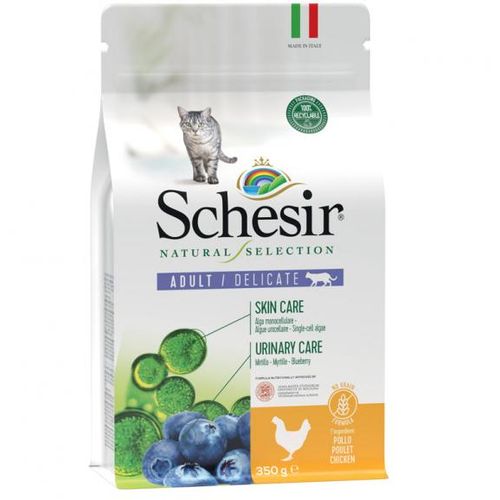 Schesir Dry Cat Natural Selection Piletina, hrana za mačke 350 g slika 1