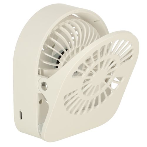 Mini ventilator s kopčom - bijeli slika 3