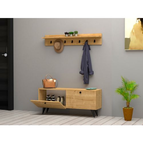 Woody Fashion Stalak za hodnik, Rupa - Oak slika 2