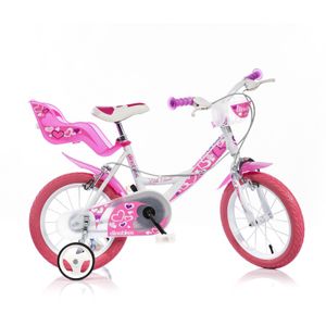 Dino Bikes Dječji bicikl Little Heart 14" - rozi