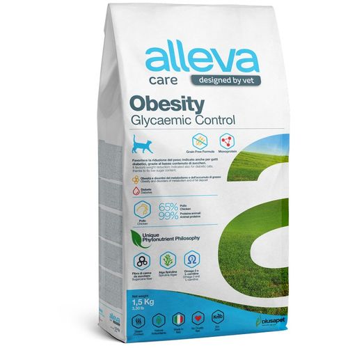 Alleva Care Cat Obesity Glycaemic Control 1.5 kg slika 1