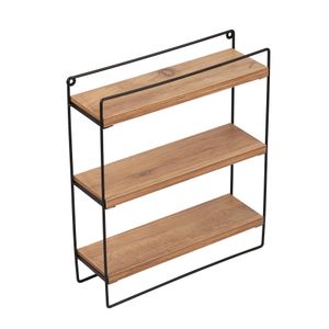 Eve Oak
Black Wall Shelf