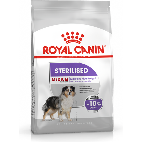 ROYAL CANIN CCN Medium Sterilised, potpuna hrana za pse - za kastrirane/sterilizirane odrasle pse srednje velikih pasmina (od 11 do 25 kg) - Stariji od 12 mjeseci - Psi skloni prekomjernoj tjelesnoj težini, 12 kg slika 1