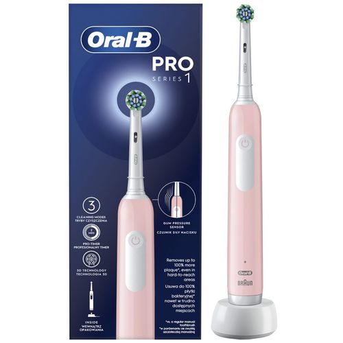 Oral-B električna četkica PRO 1 pink slika 4