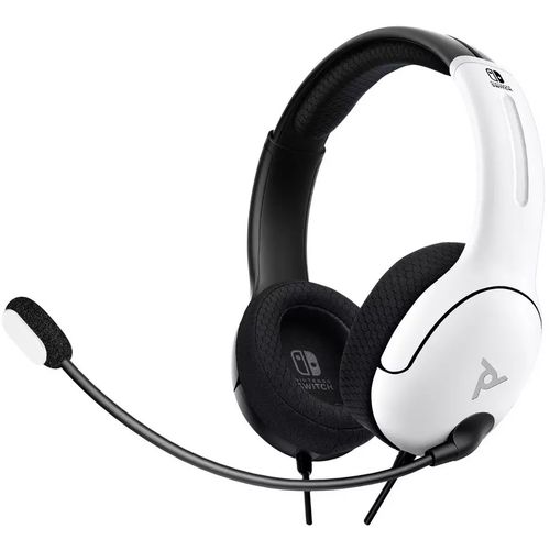 PDP NINTENDO SWITCH WIRED HEADSET LVL40 BLACK / WHITE slika 1