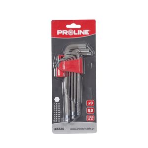Proline imbus ključ s kuglastom glavom 9kom 1.5-10mm S2 PR 48330