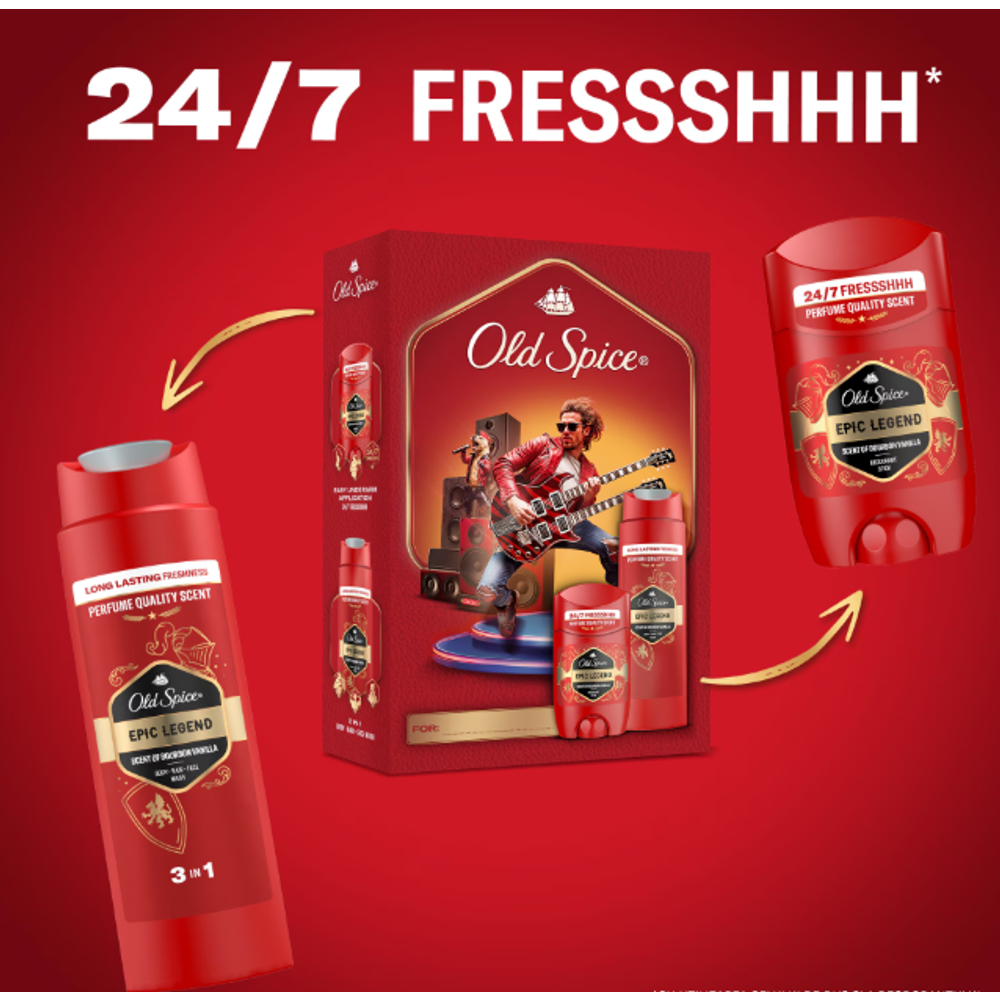 Old Spice poklon set za muškarce Music Epic Legend slika 5