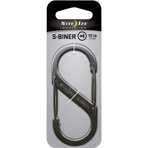 NITE Ize NI-SB4-03-11 karabiner  S-Biner Gr. 4  89 mm x 38 mm  1 St. slika 6