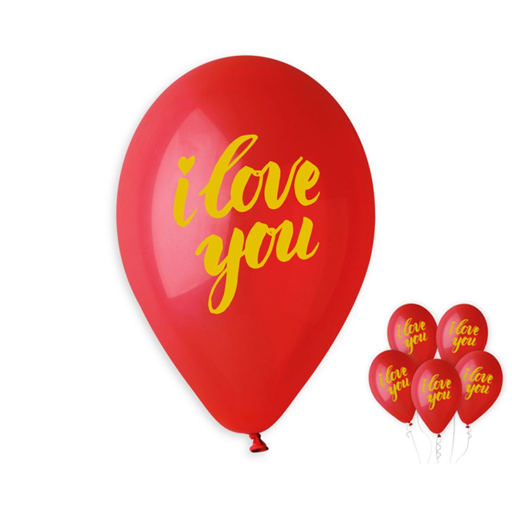 GoDan GS120-ILZ Balon Premium I Love You 33cm, 5kom slika 2