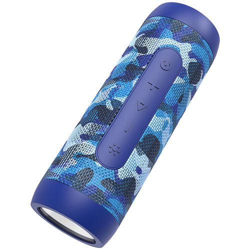 Bluetooth zvucnik S22 sa LED lampom army plavi slika 1