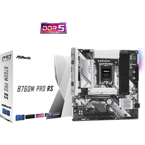 ASROCK MB B760M PRO RSIntel B760, LGA1700, 4xDDR53xM.2, 4xSATA, RAID, HDMI, DP, mATX
