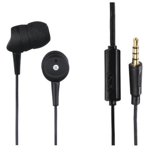 Slušalice + mikrofon za smartfon, Basic4Phone, crne slika 1