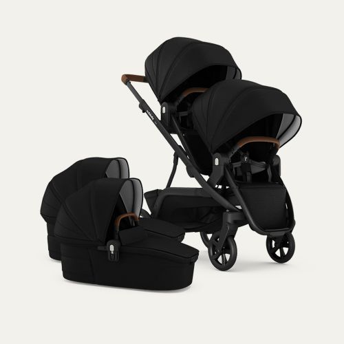 REDSBABY NUVO Twin dječja kolica 2u1 Black, Black B slika 2