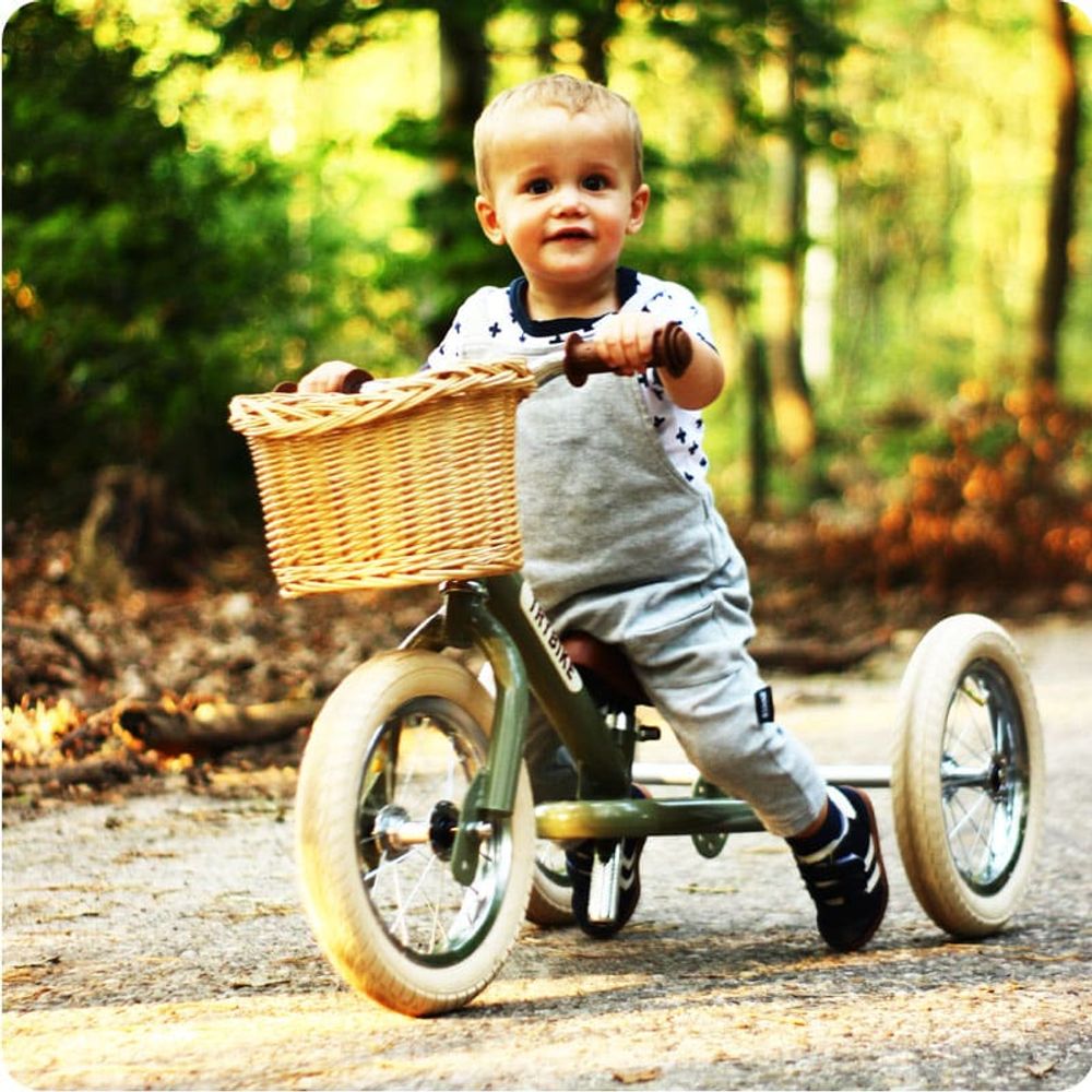 TRYBIKE Pletena korpica za bicikl, Brown slika 2