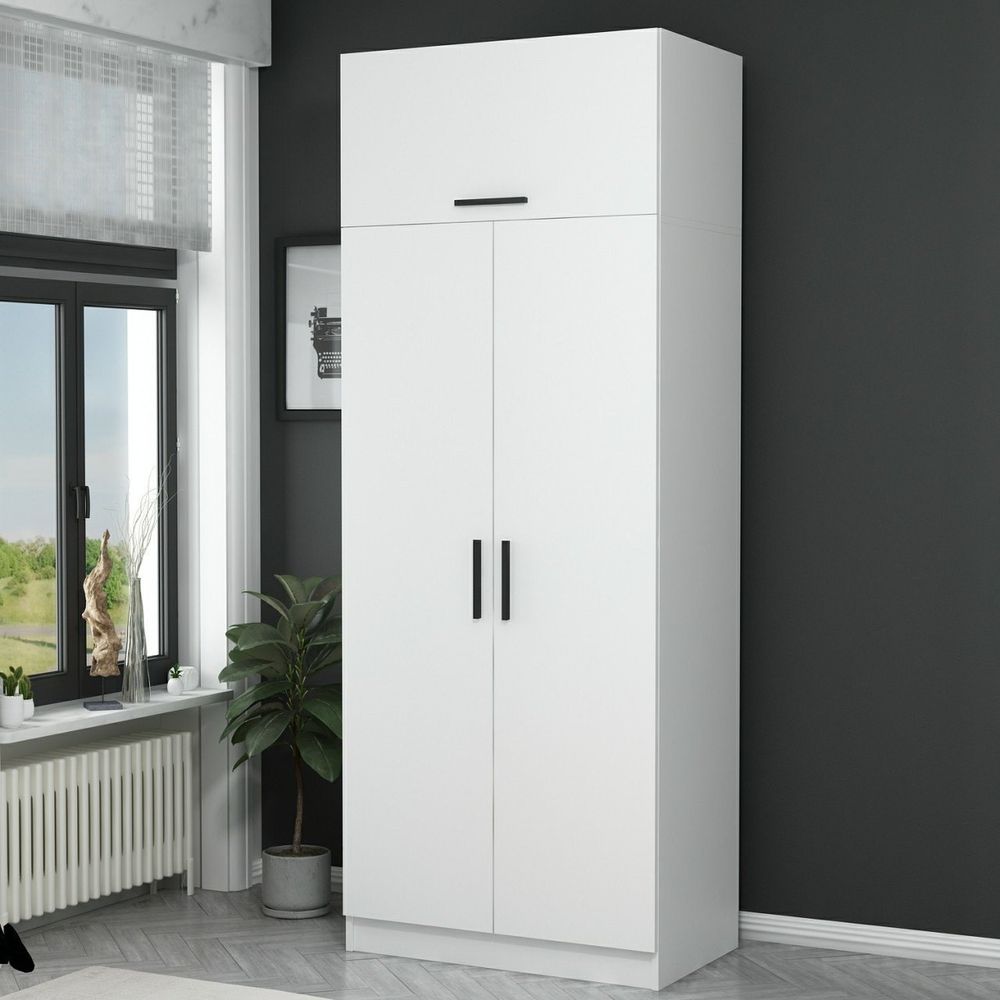 Kale White - 2219 Bijela Garderober slika 2