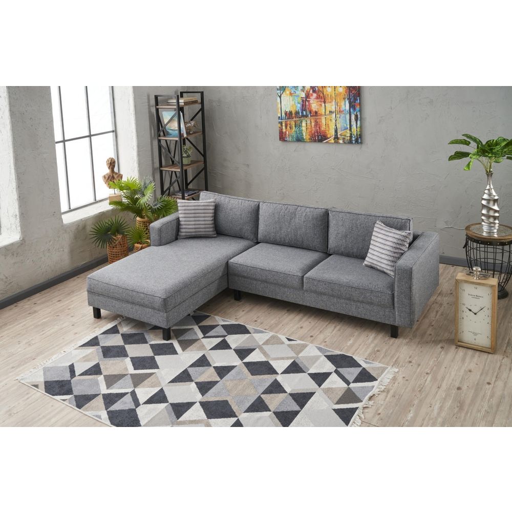Kale Lino Lijevi - Sivi Kutni Sofa slika 3