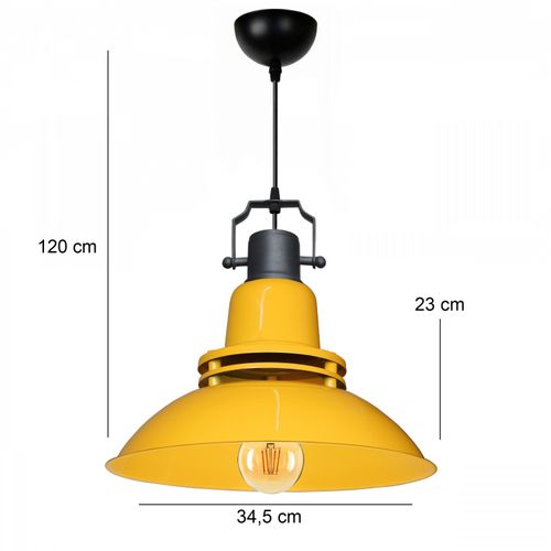 Opviq Luster TATUM, žuta boja slika 3