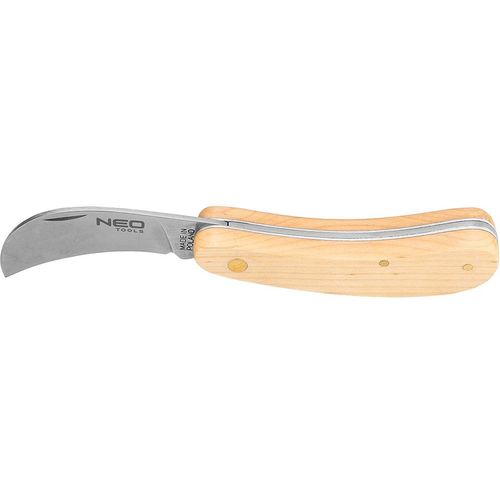 Topex sklopivi monterski nož s drvenom ručkom slika 2