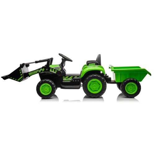 Traktor s utovarivačem BLAZIN zeleni - traktor na akumulator slika 3