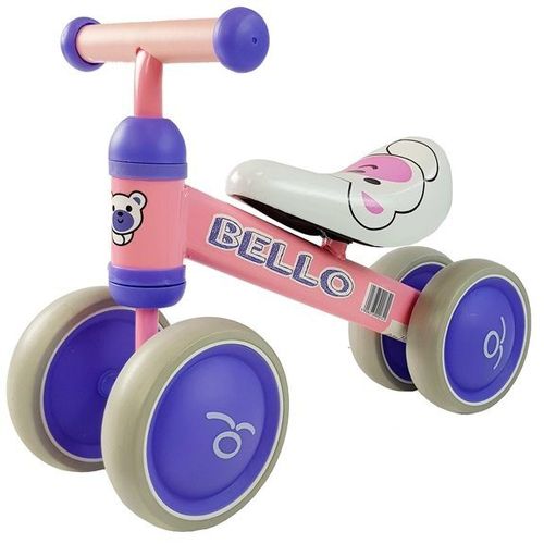 Dječji bicikl na 4 kotača Bello rozo/ljubičasti slika 3