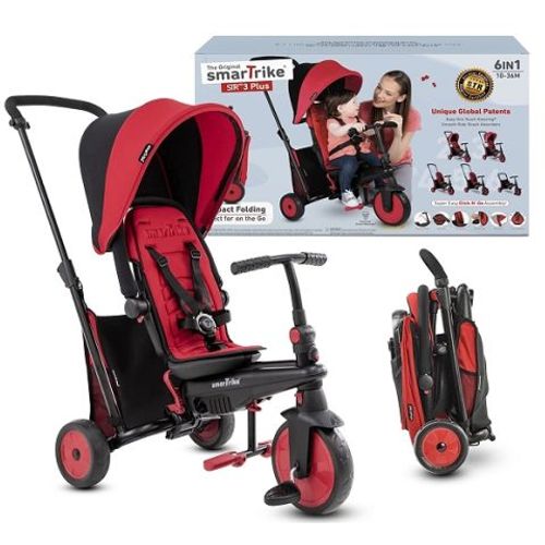 Smart Trike Tricikl Str3 Plus 6u1 - Crveni slika 2