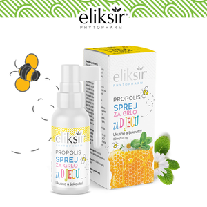 Eliksir Propolis sprej za grlo za djecu 30ml