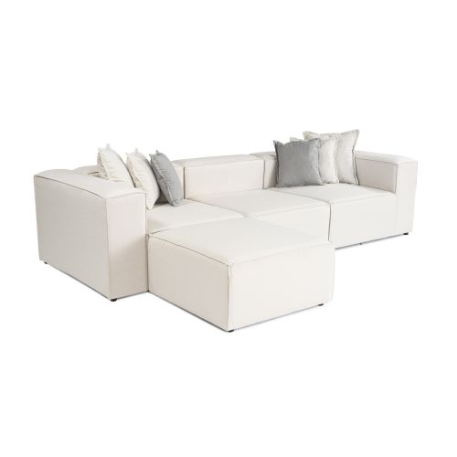 Frida 4 - Ecru Ecru Corner Sofa slika 3