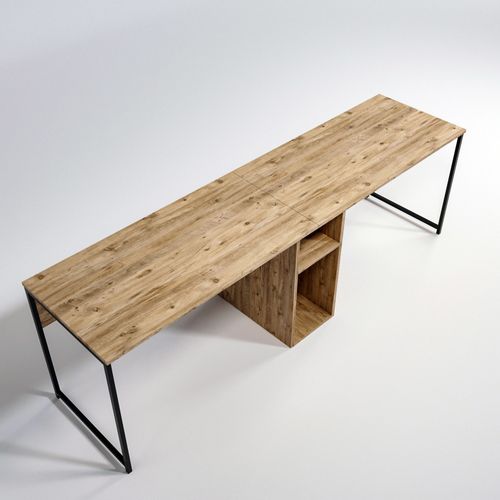 Woody Fashion Studijski stol, İkili Çalışma Masası L196 slika 6