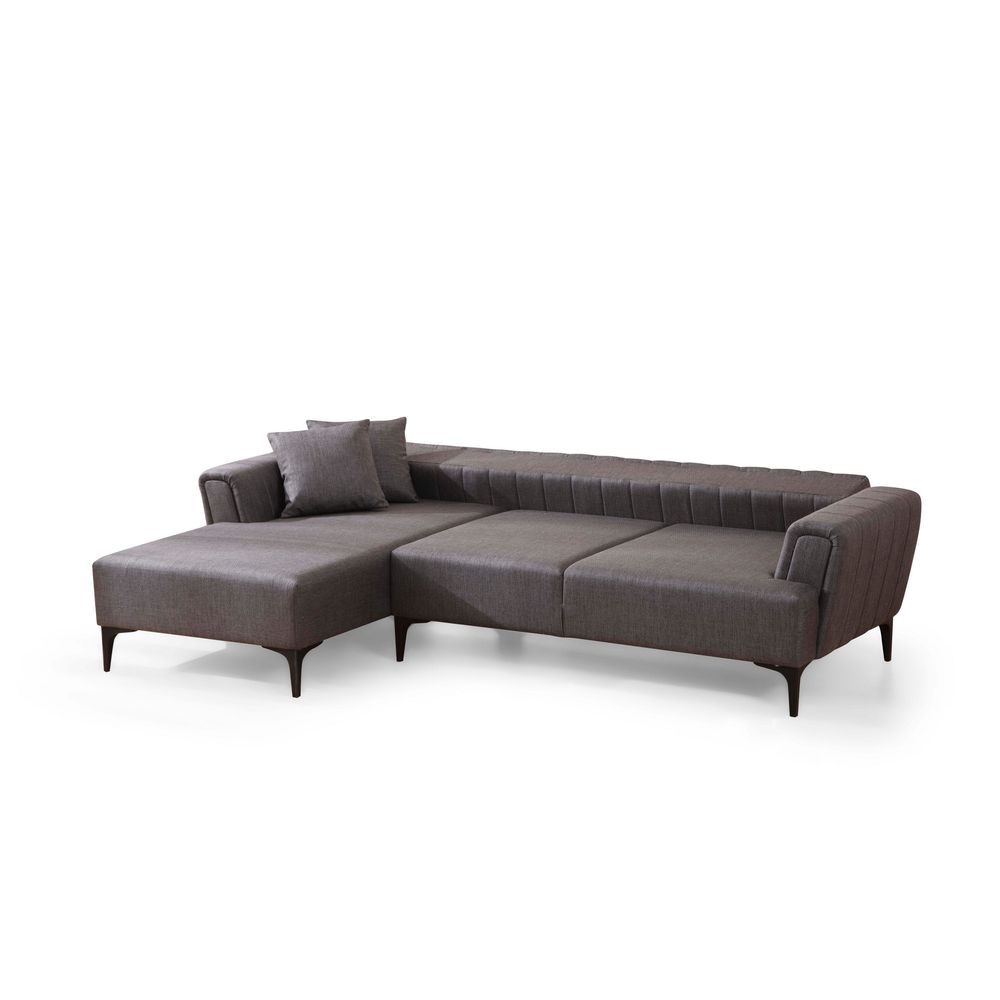 Ugaona Sofa na Razvlačenje 'Hamlet Left' - Tamnosiva slika 4