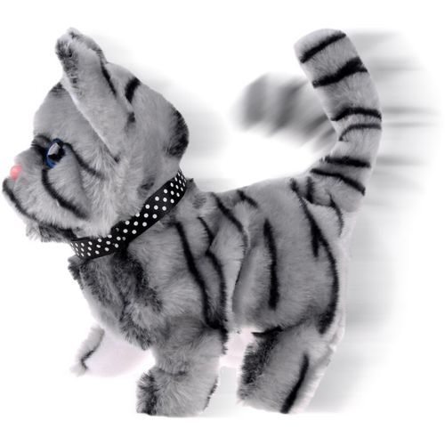Sivi interaktivni mačić s efektima slika 2