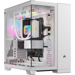 Corsair kućište 6500X White Tempered Glass Mid-Tower