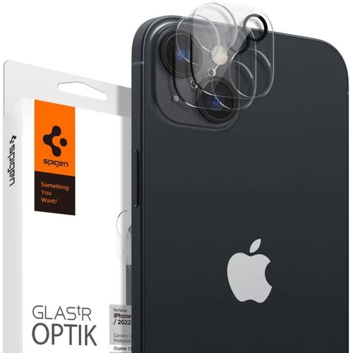 Spigen Optik.TR staklo za kameru, 2 kom, iPhone 14/14 Plus Crystal Clear slika 1